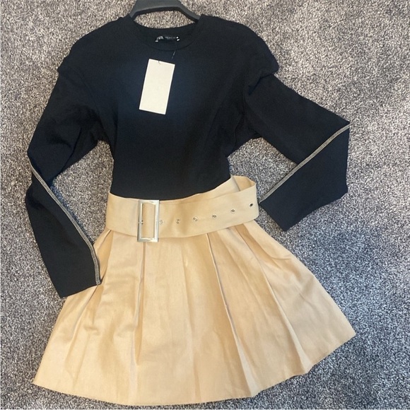 NWT Zara BELTED COMBINATION
SHORT DRESS  M
🚨 My prices are firm, no discount - Picture 3 of 9